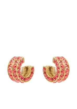 Oscar de la Renta mini double hoop earrings - Gold