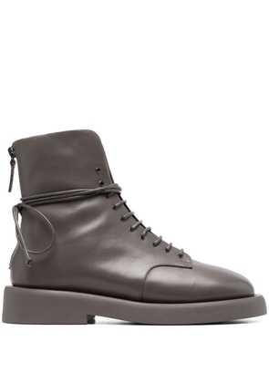 Marsèll lace-up leather boots - Grey