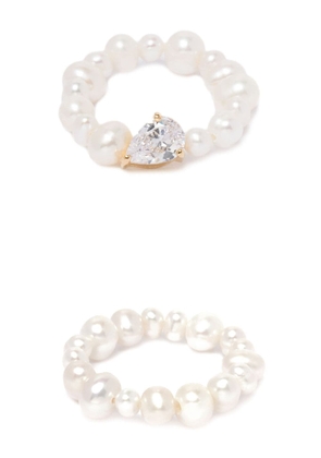 Completedworks The Exposure of Time pearl ring set - Gold