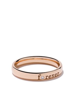 De Beers Jewellers 18kt rose gold Forever diamond band - Pink