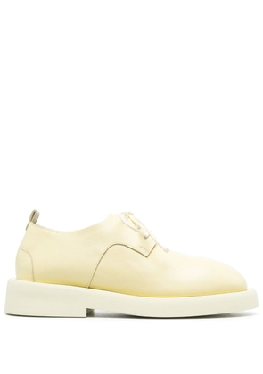 Marsèll round-toe lace-up leather oxford shoes - Yellow