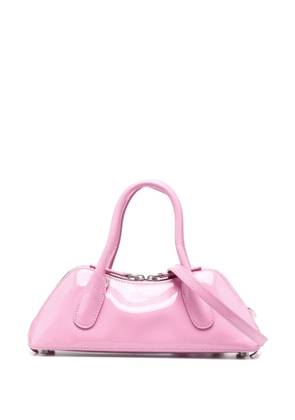 Blumarine high-shine finish leather tote bag - Pink