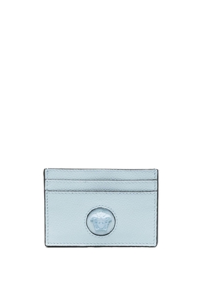 Versace Medusa-logo leather wallet - Blue