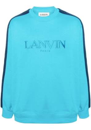 Lanvin Curb Side cotton sweatshirt - Blue