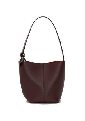 JW Anderson small Corner leather bucket bag - Red