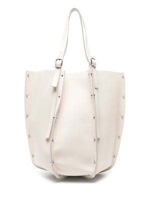 Chloé Carmela leather tote bag - White