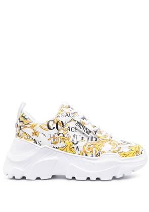 Versace Jeans Couture Fondo Speedtrack Logo Couture-print sneakers - White