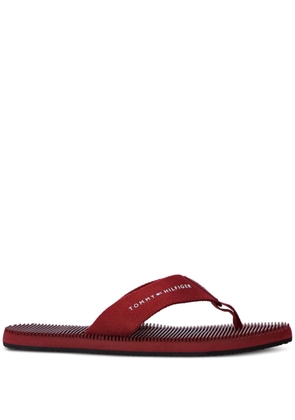 Tommy Hilfiger thong-strap beach sandals - Red