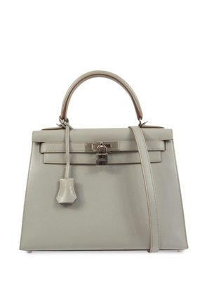 Hermès Pre-Owned 2014 Kelly 28 Sellier two-way handbag - Grey
