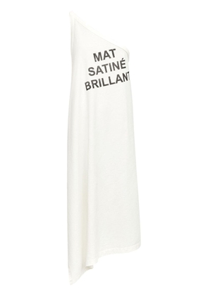 MM6 Maison Margiela slogan-print cotton T-shirt - White