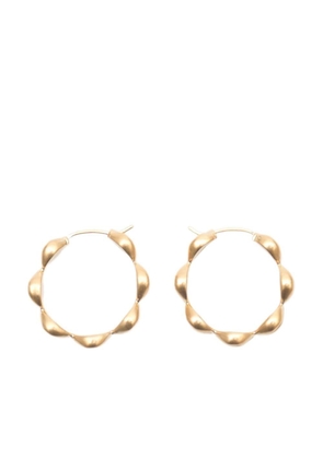 Maison Margiela Timeless hoop earrings - Gold