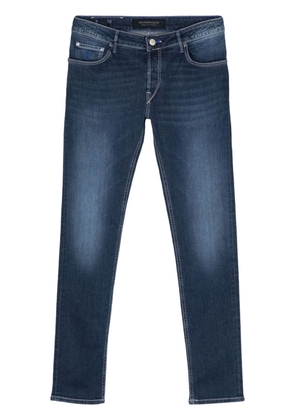 Hand Picked Orvieto mid-rise slim-fit jeans - Blue