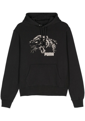 NOAH NY x Puma logo-print hoodie - Black