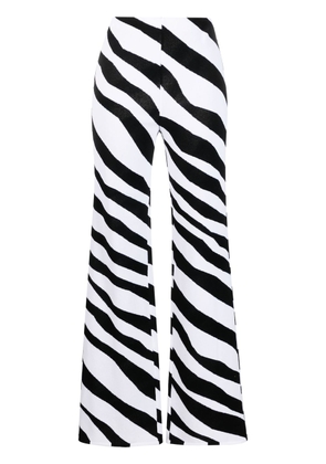 Missoni stripe-print high-waisted trousers - Black