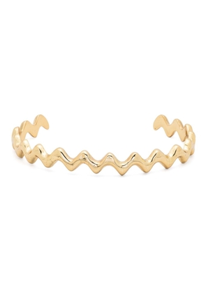 Patou zigzag choker necklace - Gold