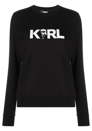 Karl Lagerfeld Ikonik 2.0 Karl logo sweatshirt - Black
