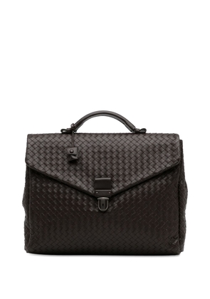 Bottega Veneta Pre-Owned 2012-2023 Intrecciato Nappa Briefcase business bag - Brown