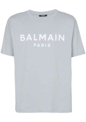 Balmain logo-print cotton T-shirt - Grey