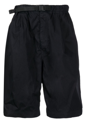 Comme des Garçons Homme pleat-detail cotton shorts - Black