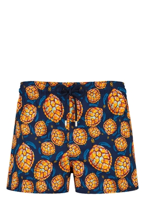 Vilebrequin Manta turtle-print swim shorts - Blue
