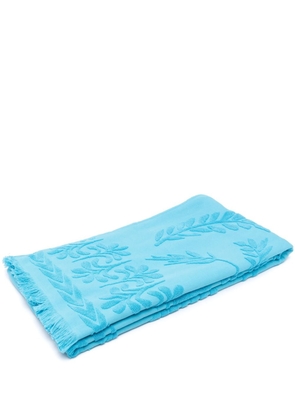 Dorothee Schumacher Pineapple-pattern beach towel - Blue