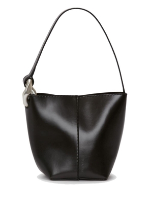 JW Anderson small Corner leather bucket bag - Black