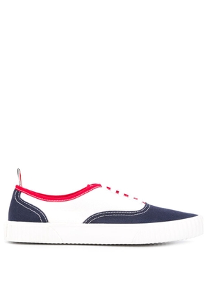 Thom Browne Heritage cotton canvas sneakers - Blue