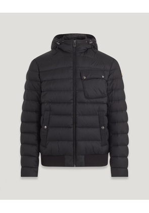 Belstaff Streamline Jacket Men's Down Filled Nylon Black Size UK 40