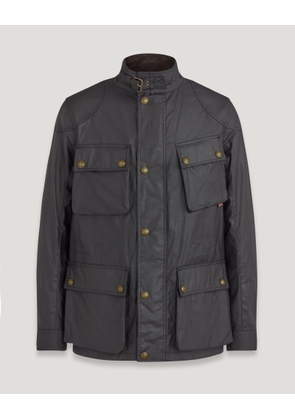 Belstaff Fieldmaster Jacket Men's Waxed Cotton Black Size UK 38
