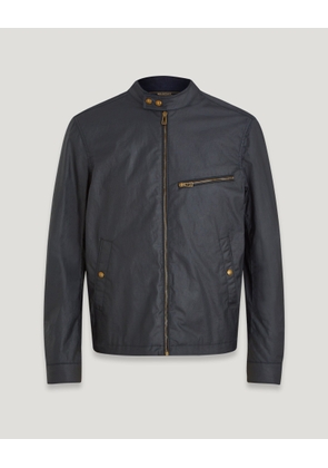 Belstaff Walkham Jacket Men's Waxed Cotton Dark Navy Size UK 42