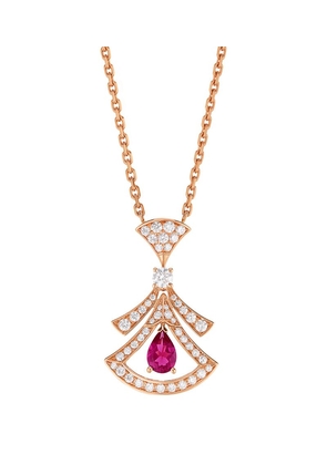 Bvlgari Rose Gold, Diamond And Rubellite Divas' Dream Necklace