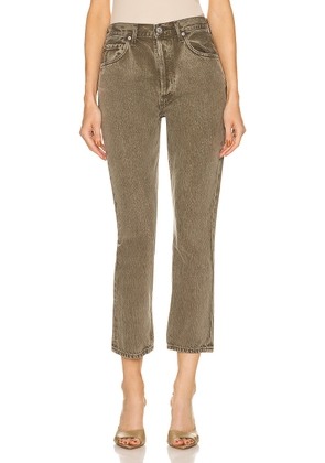 Citizens of Humanity Jolene High Rise Vintage Slim in Storm - Olive. Size 25 (also in ).