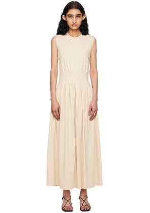 TOTEME Off-White Sleeveless Midi Dress