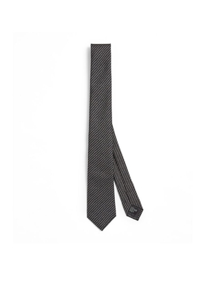 Giorgio Armani Silk Striped Print Tie