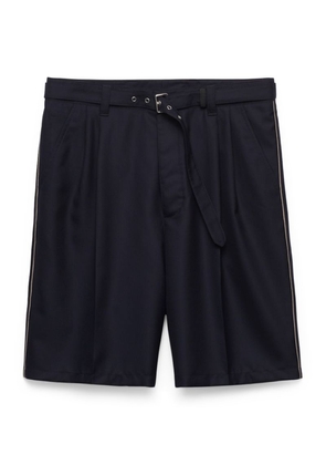 Prada Wool-Silk Bermuda Shorts