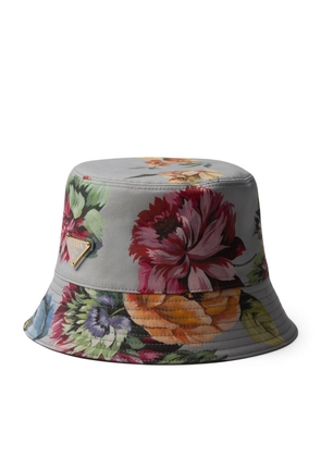 Prada Reversible Floral Bucket Hat