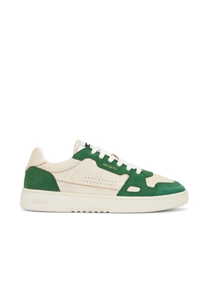 Axel Arigato Dice Lo Sneaker in White & Kale - Green. Size 43 (also in 45).