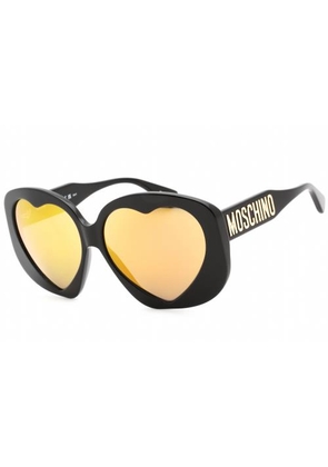 Moschino Multilayer Yellow Irregular Ladies Sunglasses MOS152/S 0807/CU 61