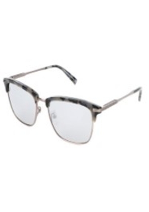 Ermenegildo Zegna Silver Square Mens Sunglasses EZ0092-D 55C 55