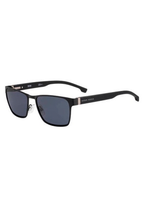 Hugo Boss Grey Rectangular Mens Sunglasses BOSS 1038/S 0003/IR 57