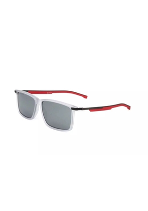 Hugo Boss Grey Rectangular Mens Sunglasses BOSS 1202/S 0RIW 58