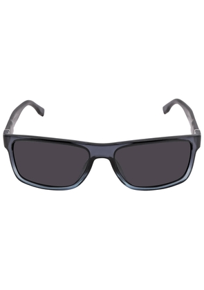 Hugo Boss Grey Blue Rectangular Mens Sunglasses BOSS 0919/S 0PJP/IR 57