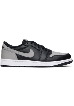 Nike Jordan Black & Gray Air Jordan 1 Low OG Sneakers