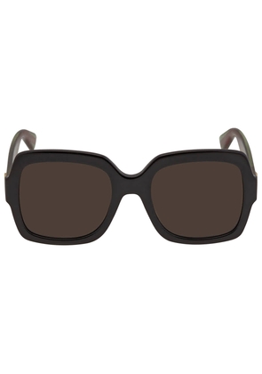 Gucci Brown Square Ladies Sunglasses GG0036SN 002 54