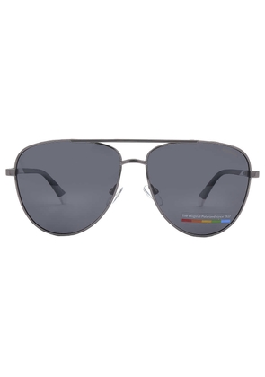 Polaroid Core Polarized Smoke Pilot Mens Sunglasses PLD 4126/S 0KJ1/C3 58