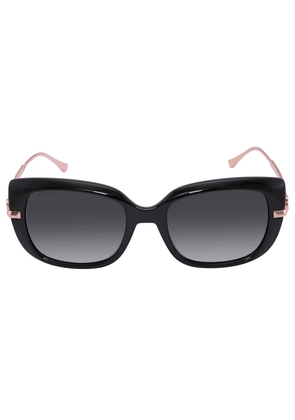 Jimmy Choo Grey Shaded Rectangular Ladies Sunglasses ORLA/G/S 0807/9O 54