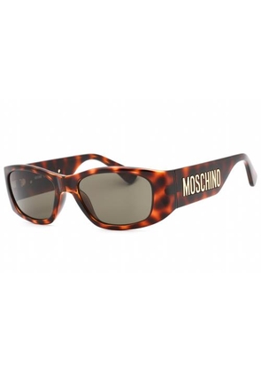Moschino Brown Rectangular Ladies Sunglasses MOS145/S 005L/70 55
