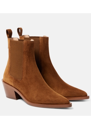 Gianvito Rossi Wylie suede ankle boots