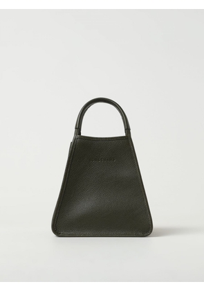 Longchamp Le Foulonné bag in grained leather with shoulder strap