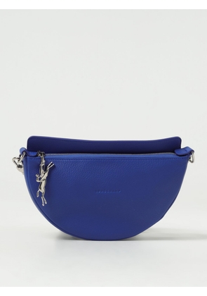 Longchamp Smile S bag in grained leather with shoulder strap
